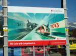 (145'158) - Plakat zum 125 j�hrigen Jubil�um der Br�nigstrecke am 16.