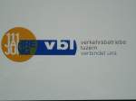 (131'426) - Logo f�r 111 Jahre VBL Luzern am 8.