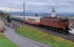 SBB/DB: DB/SBB HISTORIC:   Rückführung der Ce 6/8 III 14305 von Meiningen bis Olten nach zwei Jahren.
