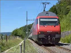 Umleiterverkehr auf dem L�ufelfingerli.