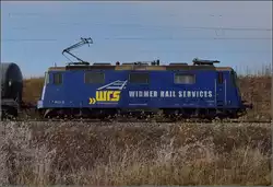 Re 421 373 nordwärts bei Schliengen, Dezember 2018.