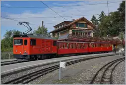 125 Jahre Rochers de Naye Bahn: Die Rochers de Naye Hem 2/2 N° 12 zeigt sich mit ihrem 