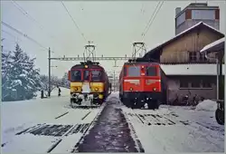De 4/4 1661 und Ae 6/6 111416 