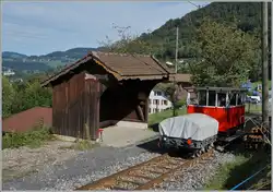 Autour de la voie ferrée / Rund um die eiserne Bahn (Herbstevent 2024) - Cornaux, oder heute  - Vuadens Sud - die kleine Dm 2/2 N° 3 