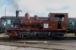Am 23 September 2023 hat VVT 8511 -hier ins CFV3V Depot in Mariembourg- die Aufkleber anlasslich das 50.Jahresjubiläum der CFV3V bekommen.