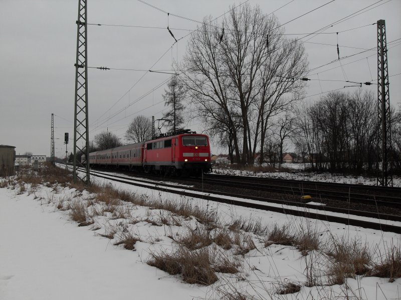 Wiedermal eine 111 mit der RB in Mangolding